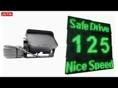 شاشة رادار السرعة LED عربية أنماط قابلة للتخصيص نص قابل للتحرير