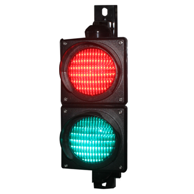JUTAI JD112HF-C 100mm ضوء المرور الأحمر والأخضر LED مع حماية IP65 لبوابات حاجز الوقوف ومراقبة الوصول