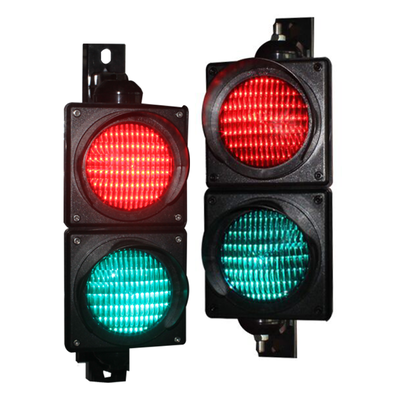 JUTAI JD112HF-C 100mm ضوء إشارة المرور LED أحمر وأخضر مع حماية IP65 لبوابات حاجز وقوف السيارات