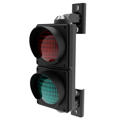JUTAI JD112HF-C 100mm ضوء إشارة المرور LED أحمر وأخضر مع حماية IP65 لبوابات حاجز وقوف السيارات