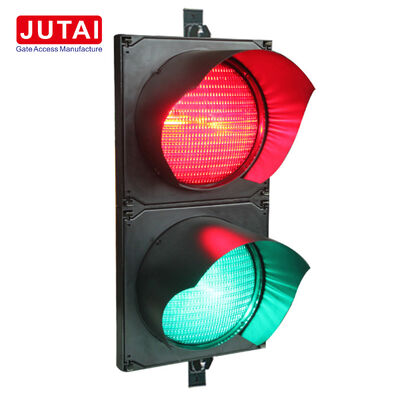 JUTAI JD112HF-C 100mm ضوء إشارة المرور LED أحمر وأخضر مع حماية IP65 لبوابات حاجز وقوف السيارات